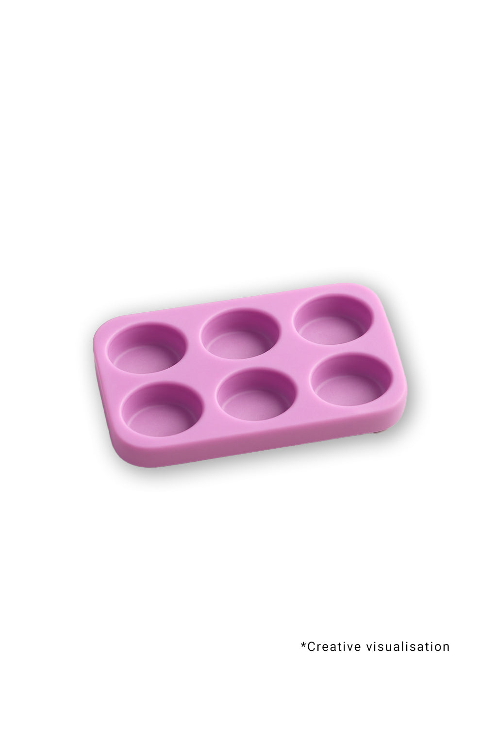 गोल सिलिकॉन साबुन बनाने का साँचा