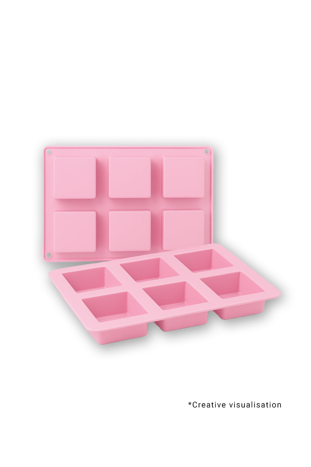 Square-6 Silicone Soap Making Mould
