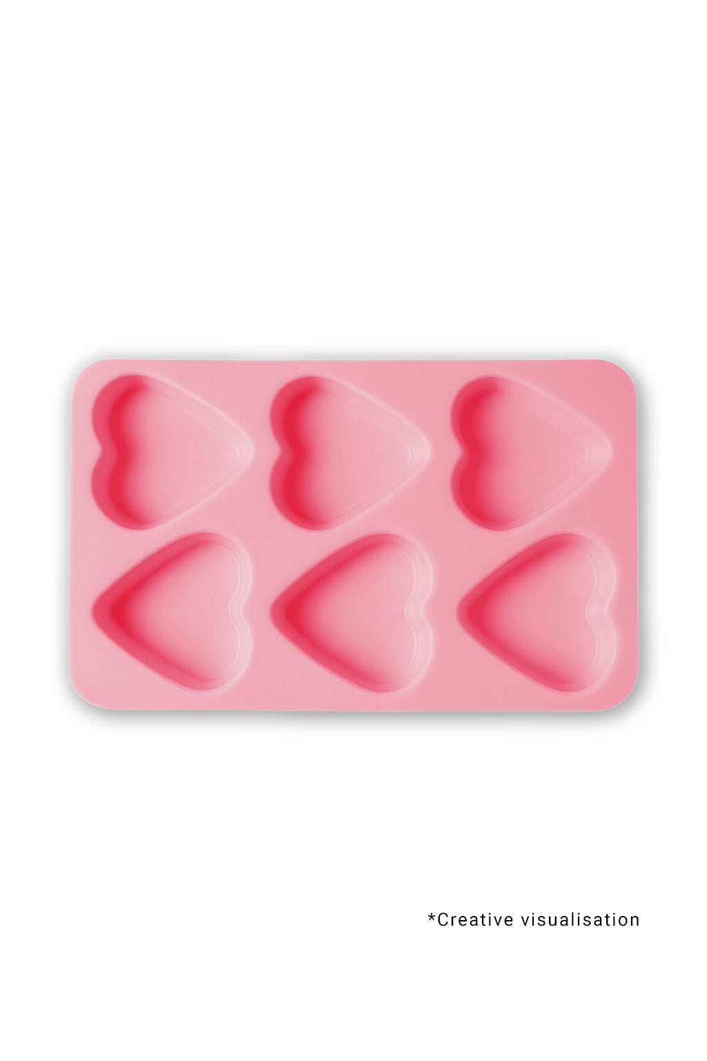 Heart-6 Silicone Soap Making Mould