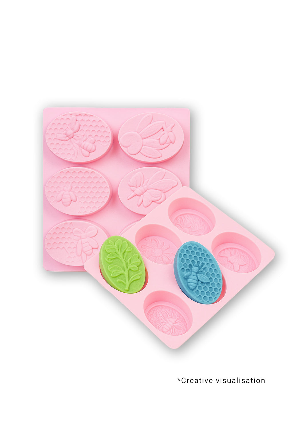 Honey Bee-6 Silicone Soap Making Mould