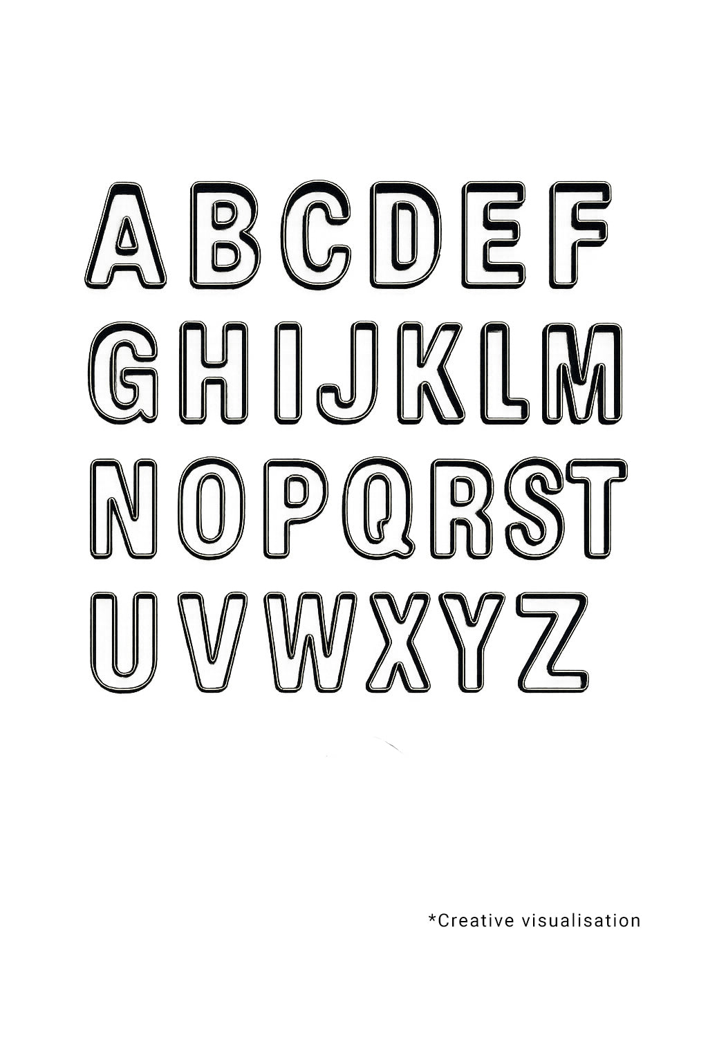 Steel Cutter Set – Alphabet Collection