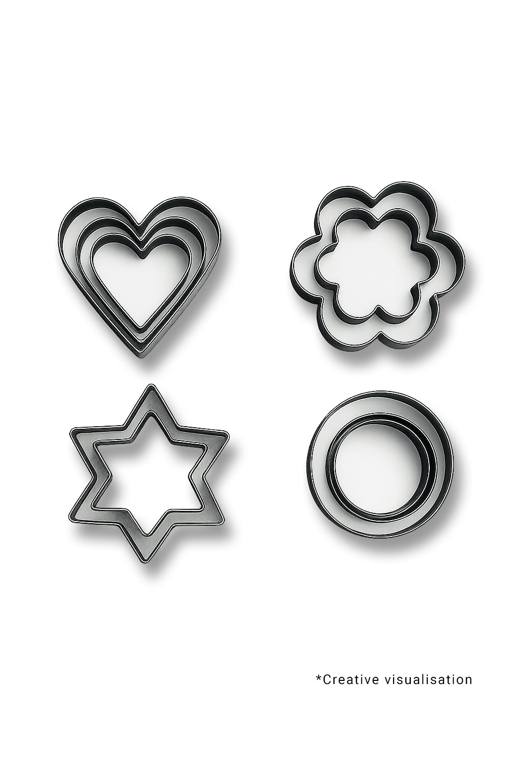 Steel Cutter Set – Geometric Collection